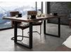 MASSIVMOEBEL24.DE FREEFORM eettafel gris laqué bois massif acacia 220x100x77 cm