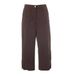 Gozzip Bruin Baggy Cropped Cargobroek