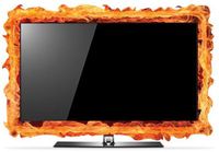Lavatelli TV Frame Flame 40" sticker Oranje
