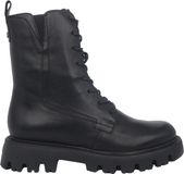 Wonders Camila - dames enkellaars - Zwart - Leer - Maat 36