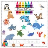 Salty Friends: Coloring and Printing Activity Book