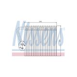 NISSENS Verdampfer, Klimaanlage 92167