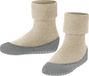 FALKE Cosyshoe Teens Noppen op de zool wol huissokken kinderen beige - maat 33-34