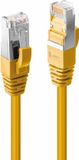 LINDY 47867 RJ45 Netwerkkabel, patchkabel CAT 6A S/FTP 7.50 m Geel