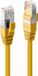 LINDY 47867 RJ45 Netwerkkabel, patchkabel CAT 6A S/FTP 7.50 m Geel