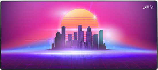 CHERRY XTRFY GP5-XL-RETROWAVE - Gaming muismat - Meerkleurig
