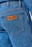 Wrangler Texas Str Heren Regular Fit Jeans Blauw - Maat W42 X L32