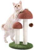 Merkloos / Sans marque Allecto Paddenstoel krabpaal - Beige - 48 cm