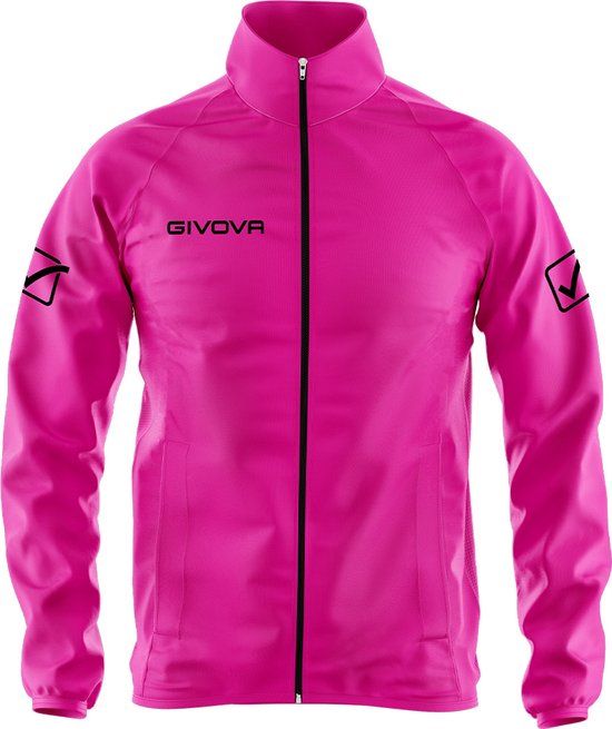 Givova Rain Basico Jas Roze M Jongen - Voetbal - Unisex - Sky-Blue - Polyester - Rits - Volwassenen - Valt normaal - 2025 - Mode