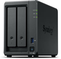 Synology DiskStation DS725+ NAS Server | Ryzen R1600 | 4GB RAM | 0TB | Black