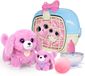 Moose Toys Scruff a Luvs - Mystery knuffels Mama & Baby in Draagmand - Hondenfamilie Speelset