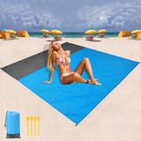 Merkloos / Sans marque Holland Connections Waterdichte picknickdeken - 210 x 200 cm - blauw