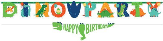 Letterbanner Amscan by Riethmüller Letterbanner Dino-Mite Party