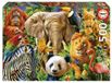 Educa - Legpuzzel - 500 stukjes - Wilde dieren