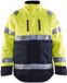 Blåkläder Winterjas High Vis Geel/Marineblauw maat L