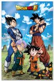 SD Toys Dragon Ball Super Affiche 3D Battle of Gods Goku Vegeta Family 38 x 58 cm