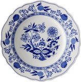Hutschenreuther 02001-720002-10123 uienpatroon soepbord, 23 cm met vlag, blauw
