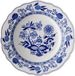 Hutschenreuther 02001-720002-10123 uienpatroon soepbord, 23 cm met vlag, blauw