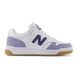New Balance 480 Sneakers Junior Wit - Paars Leer Unisex Lage Sneakers