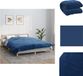 vidaXL Verzwaringsdeken 220x235 cm 11 kg Badstof Blauw