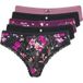 Ted Baker Tansy 5 Pack Brief Black/black Print/wistful Mauve/dark Purp Taille: 3XL
