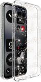 Techsuit Sparkle Skin Glitter Silicone Back Cover Transparant Hoesje Geschikt voor Nothing CMF Phone 1