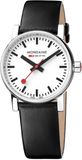 Mondaine MSE.30110.LB dameshorloge - zwart - edelstaal