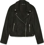 VERO MODA - VMJOSE SHORT FAUX SUEDE JACKET GA NOOS - Black - Size M