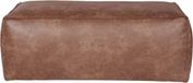 WOOOD Rodeo Pouf - Recycled Leather - Cognac - 43x120x60