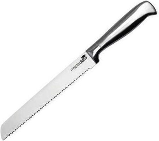 Masterclass Broodmes "Acero" - 20cm - Roestvrijstaal - Zilver