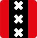 Bellatio Decorations Stad Amsterdam logo onderzetters / bierviltjes - 60 stuks - Karton