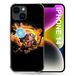 Beschermhoes iPhone 14 (6.1) Manga Naruto, zwart Beschermhoes compatibel met MagSafe