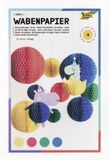 folia Honingraatpapier PASTEL, 30-laags, 210 x 330 mm, waterbestendig