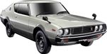 Maisto Nissan Skyline GT-R 1973 1:24 Auto Grijs
