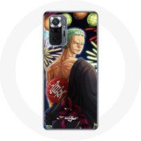 Maniacase Etui voor Xiaomi Redmi Note 10 Pro One Piece Merry Christmas Zoro Anime Manga