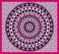 Miracle Home Mandala/Pareo Multi 309, 100% Katoen, Fuchsia, 210 x 240 cm