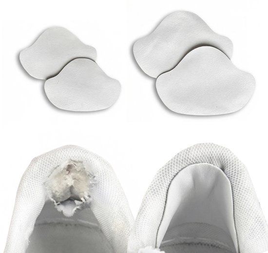 Hypedpair Witte Hak Reparatie Vervanging - Hielzooltjes - Inlegzolen - Unisex - 1 paar