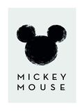 Disney Komar Disney muurschildering Mickey Mouse Silhouette WB044-30 x 40