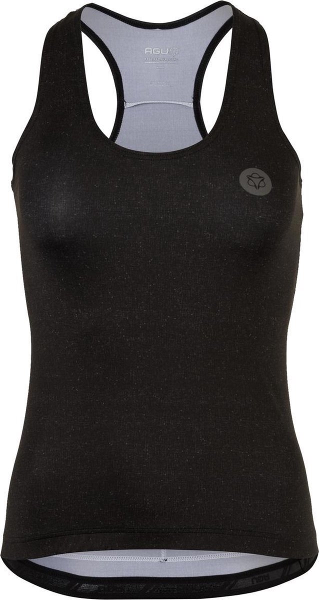 AGU Melange Singlet Essential Dames - Zwart - XS