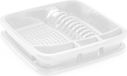 Plastic Forte Afdruiprek - met lekbak - wit - 39 x 39 cm
