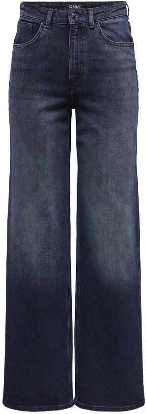 ONLY - ONLJUICY HW WIDE DNM REA929 NOOS - Women's Jeans - Blue Black Denim - Size 27/30