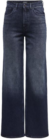 ONLY - ONLJUICY HW WIDE DNM REA929 NOOS - Jeans femme - Denim noir bleu - Taille 27/30