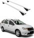 Omac Barres De Toit Pour Dacia Logan Mcv 2012-2021 – Tüv / Din 75302:2019 – Antivol Inclus – Charge Max 75 Kg – 2 Barres Argent
