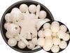 Decoris Kerstversiering pakket - 49-dlg - kunststof - wol wit - kerstballen
