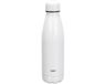 Cook Concept Travel drinkfles voor warme en koude dranken - wit - roestvrij staal - met schroefdop - 500 ml