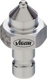 Vigor drukstuk 90° 4,75 - 6 mm voor flensapparaat V1728 V2558