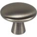 Häfele Bouton de meuble VALLI métal rond Ø 30 mm, aspect inox