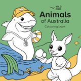 Animals of Australia: Coloring book