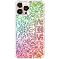 Apple iPhone 13 Mandala pastel verstevigd hoesje met sublimatie bedrukking