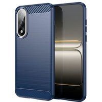 OnePlus Coque pour OnePlus Nord 5 5G - housse etui silicone gel carbone + verre trempe - BLEU FONCE